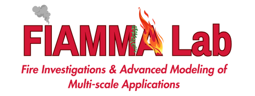FIAMMA Lab logo (Fire Investigations & Advanced Modeling of Multi-scale Applications)